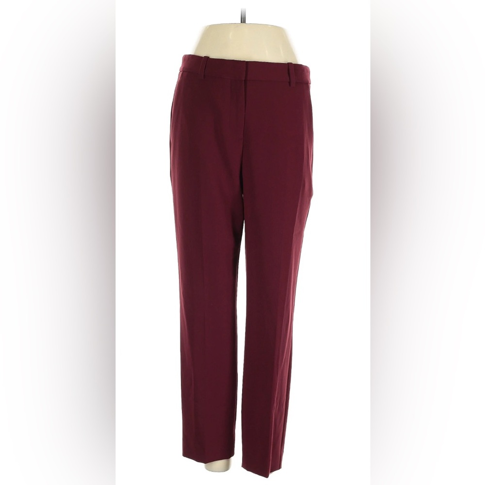 Theory Burgundy Women's Trousers